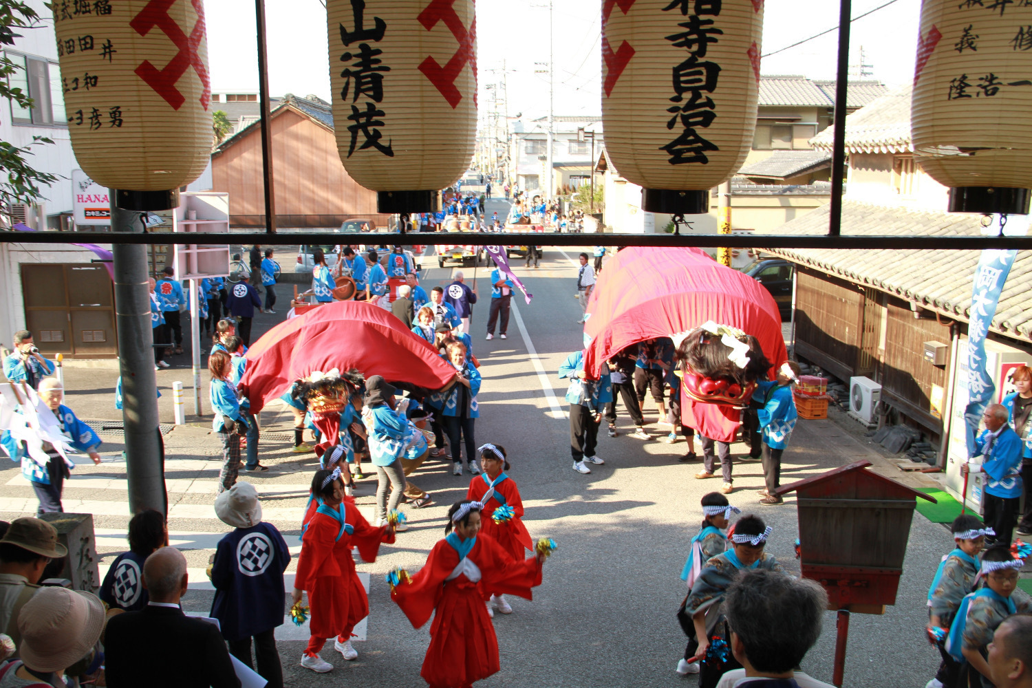 ２０１５年 ちきり神社秋の大祭 舟岡大獅子保存会